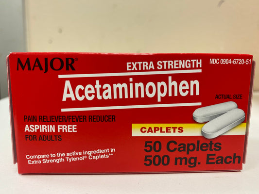 Acetaminophen (Generic Tylenol)